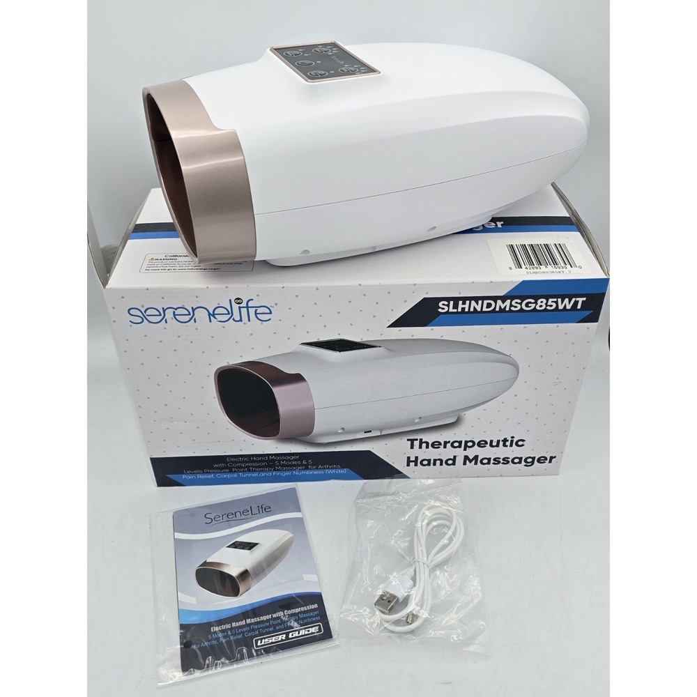 Cordless Hand‎ Massager with Compression & Heat Arthritis Carpal Tunnel 5 Modes